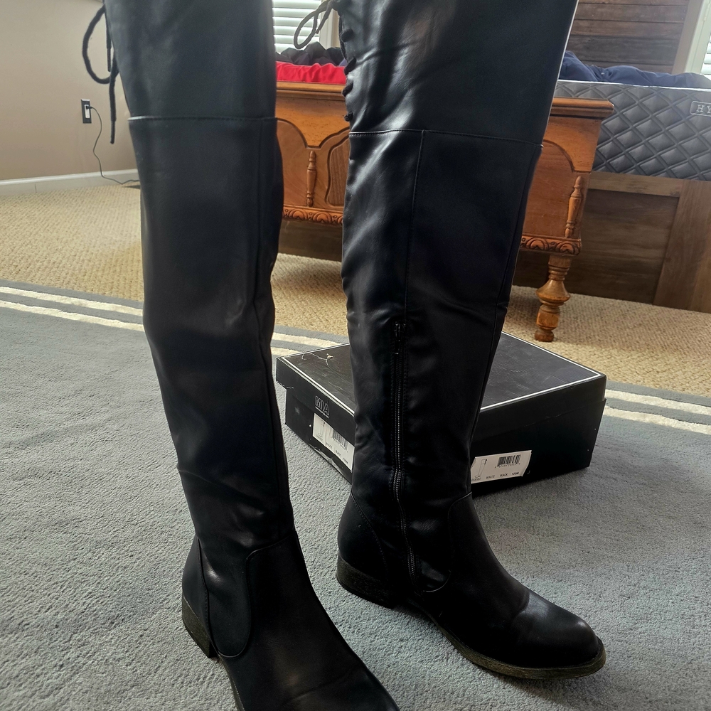 MIA Black Over-the-Knee Boots